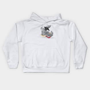 Dust Bunny Grad Kids Hoodie